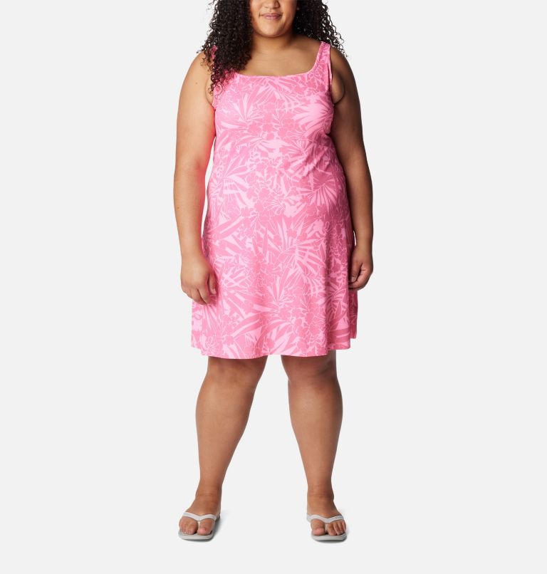 Thumbnail: Women’s PFG Freezer III Dress - Plus Size, Color: Tropic Pink, Tropictones, image 1