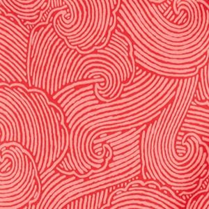 Red Lily Seaside Swirls Print