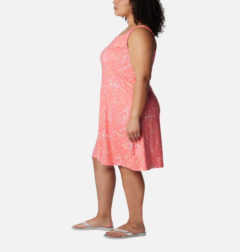 Thumbnail: Women’s PFG Freezer III Dress - Plus Size, Color: Salmon, Kona Kraze, image 3