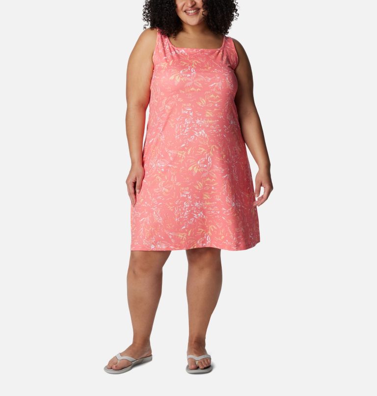Women’s PFG Freezer III Dress - Plus Size, Color: Salmon, Kona Kraze, image 1