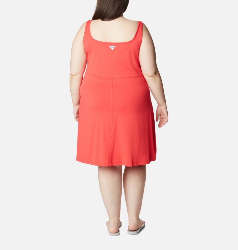 Women’s PFG Freezer III Dress - Plus Size, Color: Red Hibiscus, image 2