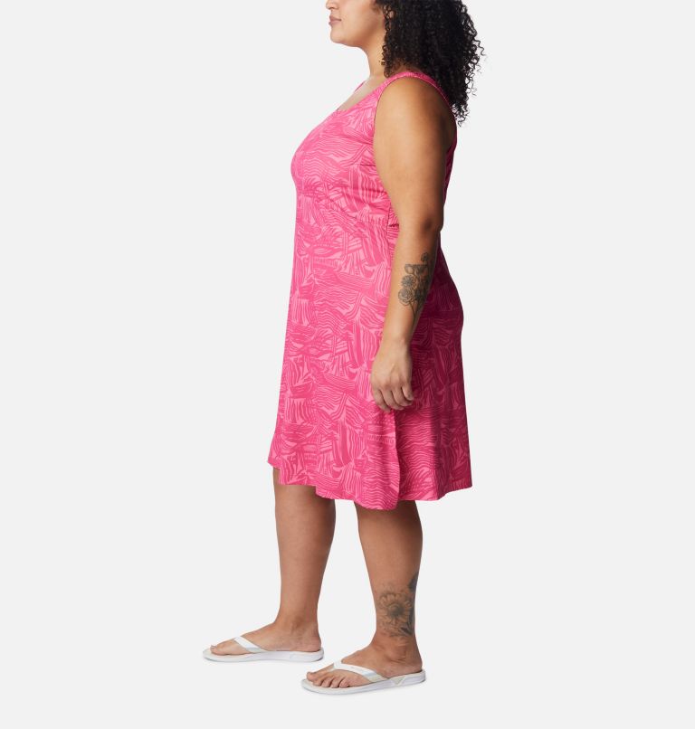 Women’s PFG Freezer III Dress - Plus Size, Color: Ultra Pink Sailstream, image 3