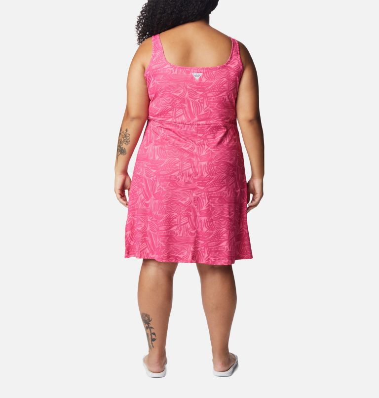 Women’s PFG Freezer III Dress - Plus Size, Color: Ultra Pink Sailstream, image 2