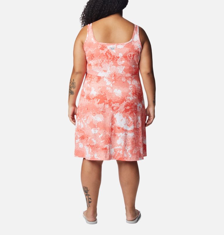 Thumbnail: Women’s PFG Freezer III Dress - Plus Size, Color: Corange Foam Floral, image 2