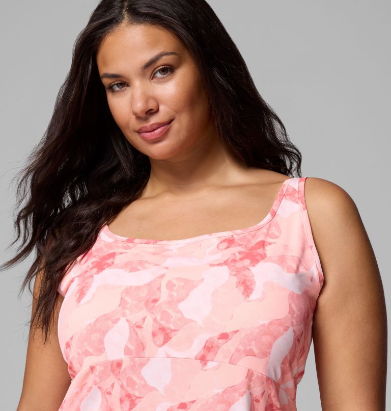 Women’s PFG Freezer III - Plus Size, Color: Tiki Pink Leaf Camo, image 5