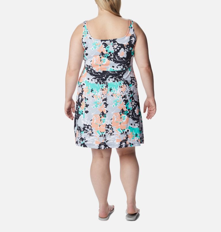 Thumbnail: Women’s PFG Freezer III Dress - Plus Size, Color: Bright Nectar Florid Meadows, image 2