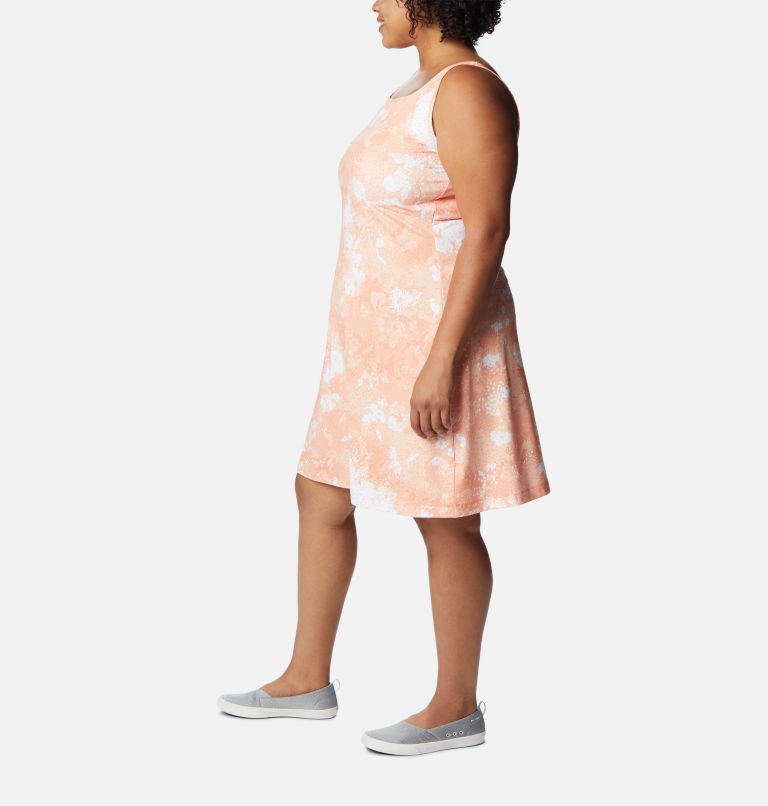 Thumbnail: Women’s PFG Freezer III Dress - Plus Size, Color: Bright Nectar, Foamfloral Print, image 3