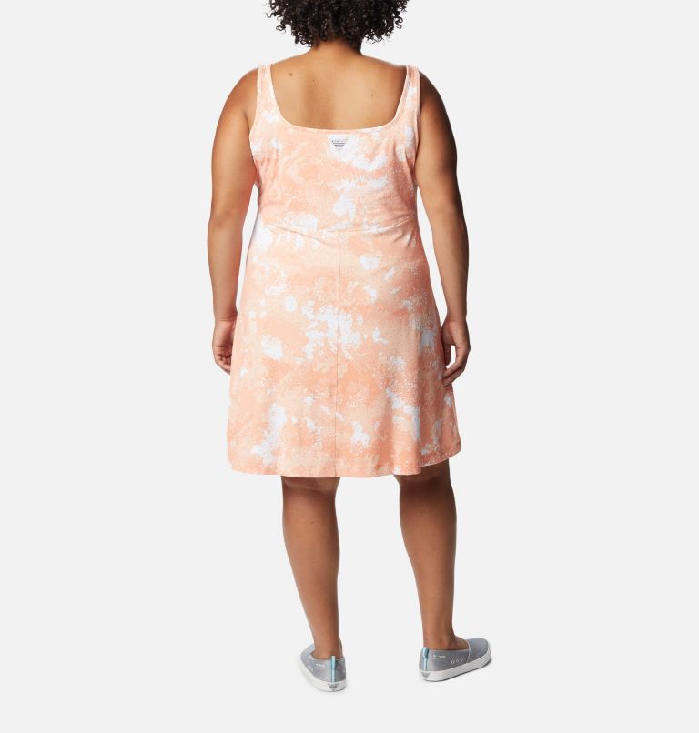 Thumbnail: Women’s PFG Freezer III Dress - Plus Size, Color: Bright Nectar, Foamfloral Print, image 2
