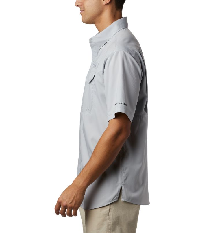 Thumbnail: Men’s PFG Low Drag Offshore Short Sleeve Shirt, Color: Cool Grey, image 3