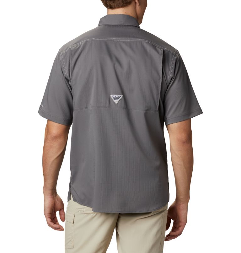 Thumbnail: Men’s PFG Low Drag Offshore Short Sleeve Shirt, Color: City Grey, image 2