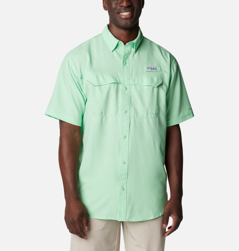 Columbia Men's Fishing Shirt Size Large Vented Omni-Shade PFG Short Sleeve