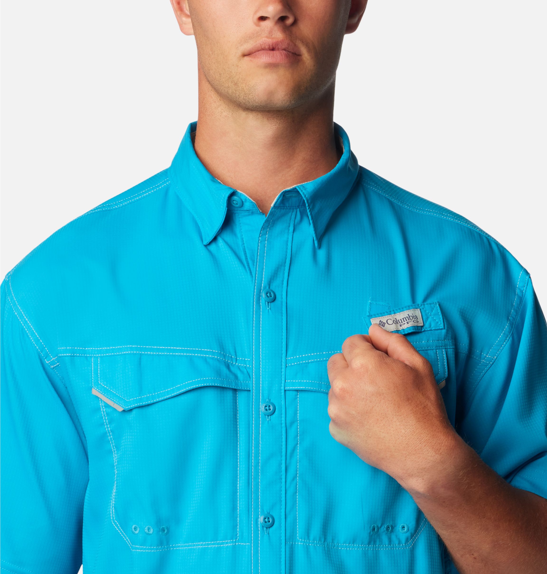 Dorado Performance Fishing Shirt - Columbia Blue – Freespool Gear