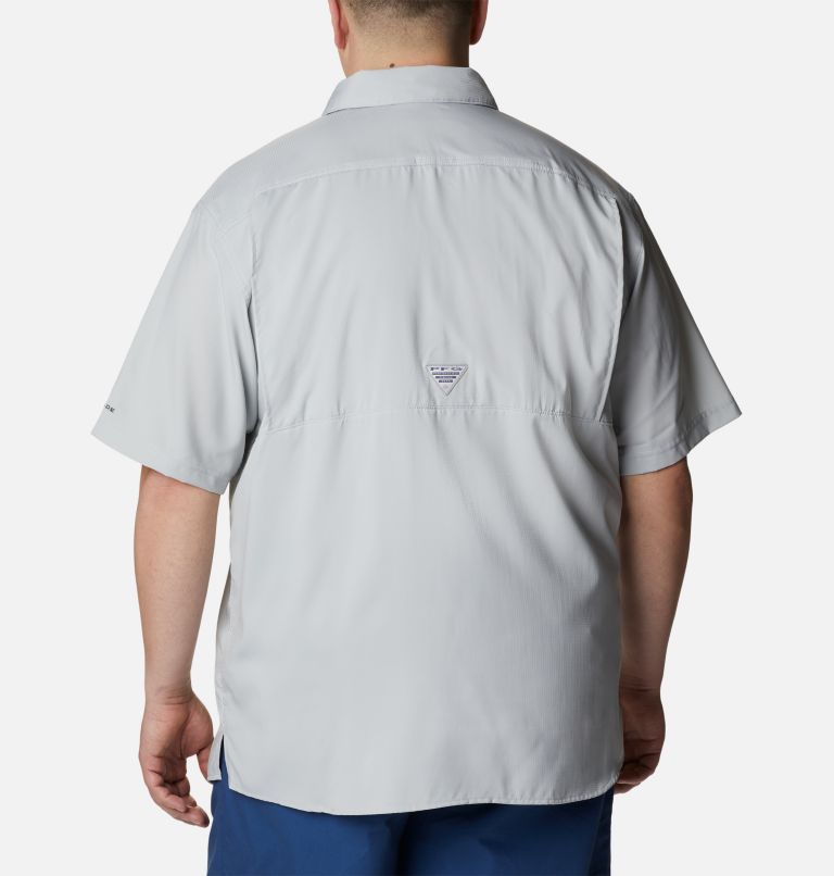 Men's PFG Low Drag Offshore Short Sleeve Shirt - Big, Color: Cool Grey, image 2