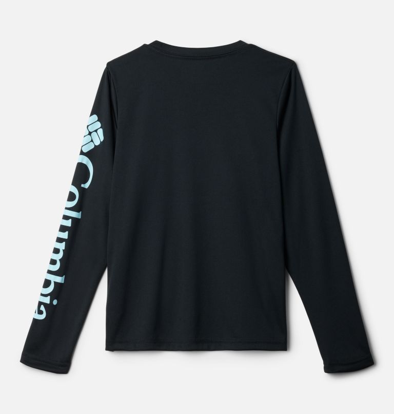 Boys' PFG Terminal Tackle Long Sleeve Shirt, Color: Black, Gulf Stream Logo, image 2