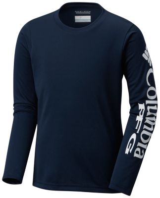 navy blue columbia shirt