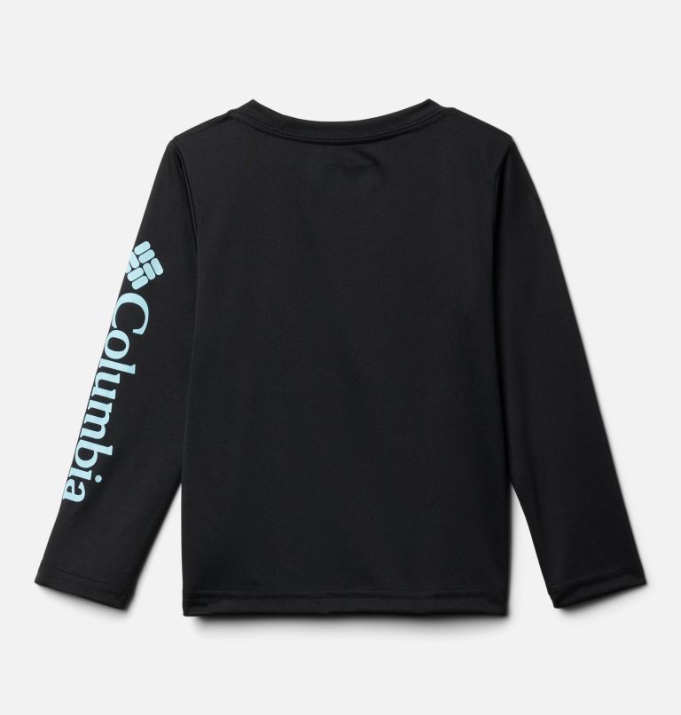 Boys' Toddler PFG Terminal Tackle Long Sleeve Shirt, Color: Black, Gulf Stream Logo, image 2