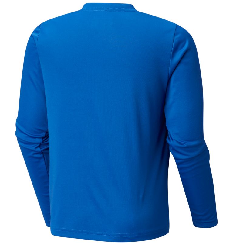 Boys’ Toddler PFG Terminal Tackle Long Sleeve Shirt, Color: Vivid Blue, Cool Grey, image 2
