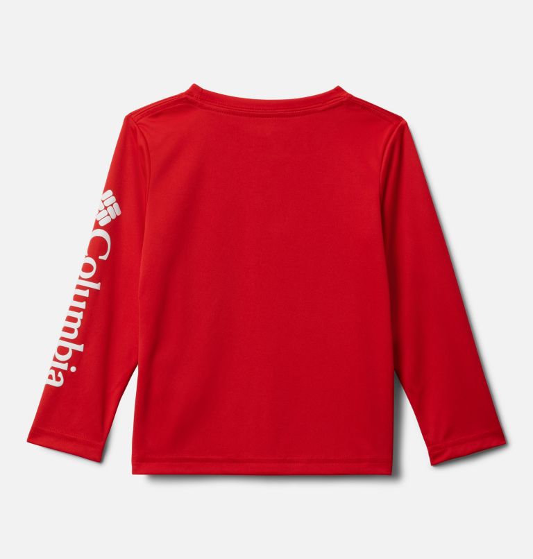 Boys' Toddler PFG Terminal Tackle Long Sleeve Shirt, Color: Red Spark, image 2