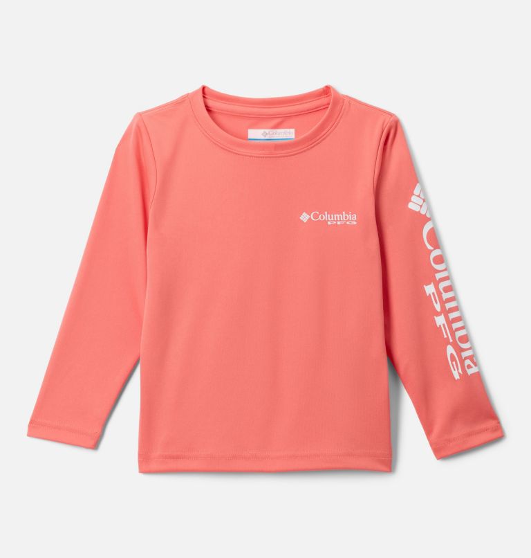 Boys' Toddler PFG Terminal Tackle Long Sleeve Shirt, Color: Melonade, image 1