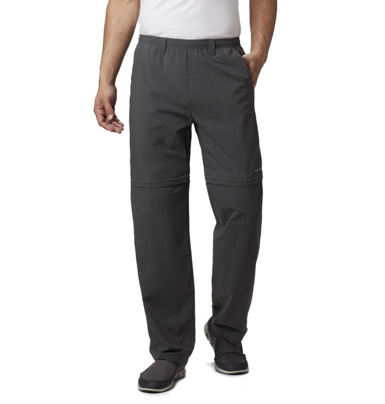 Men's PFG Backcast Convertible Pants, Color: Grill, image 1
