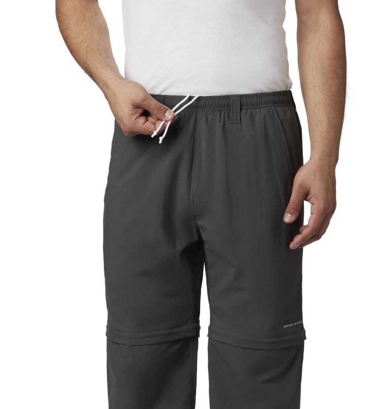 Men's PFG Backcast Convertible Pants, Color: Grill, image 5