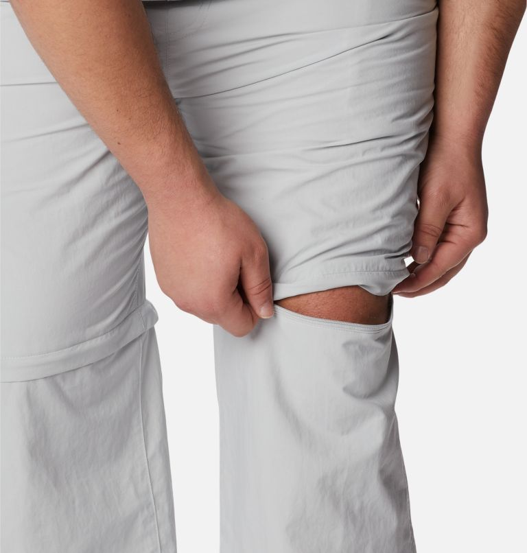 Thumbnail: Men's PFG Backcast Convertible Pants - Big, Color: Cool Grey, image 6