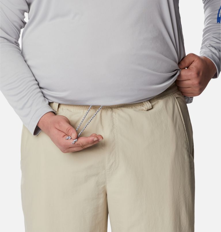 Thumbnail: Men's PFG Backcast Convertible Pants - Big, Color: Fossil, image 4