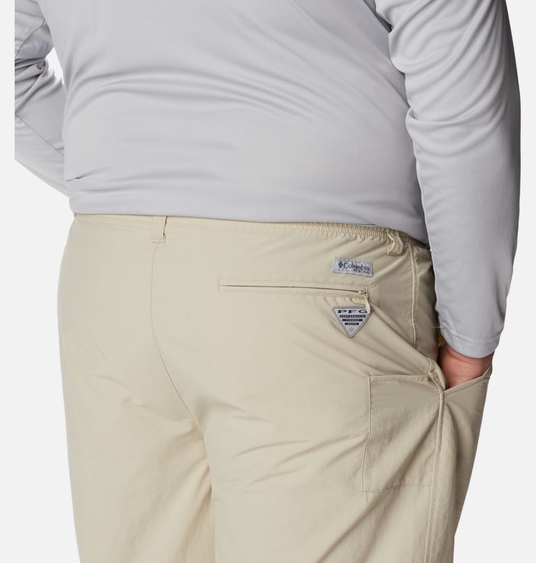 Men's PFG Backcast Convertible Pants - Big, Color: Fossil, image 5