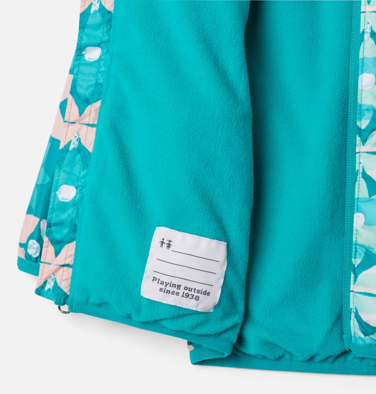 Toddler Mini Pixel Grabber II Wind Jacket, Color: Tropic Water Nostalgia Floral, image 3