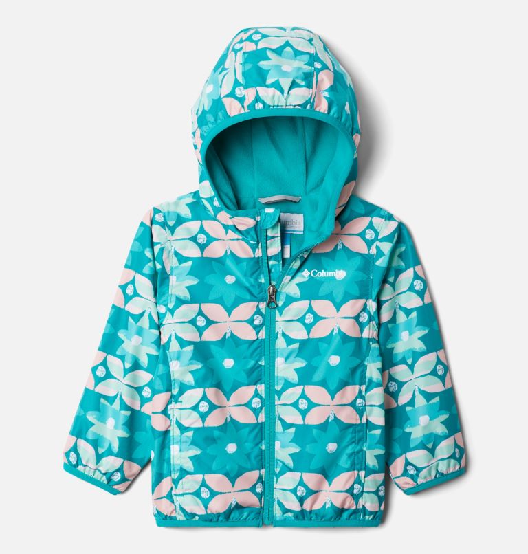 Toddler Mini Pixel Grabber II Wind Jacket, Color: Tropic Water Nostalgia Floral, image 1