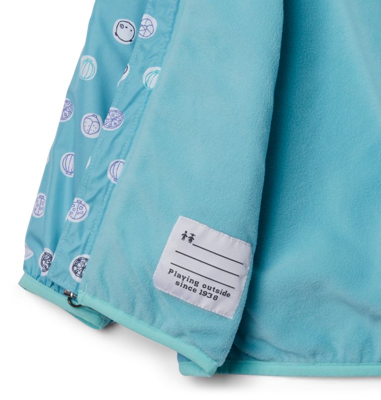 Manteau coupe-vent Mini Pixel Grabber II pour garçon – Tout-petit, Color: Aquatint Polka Pets, image 2