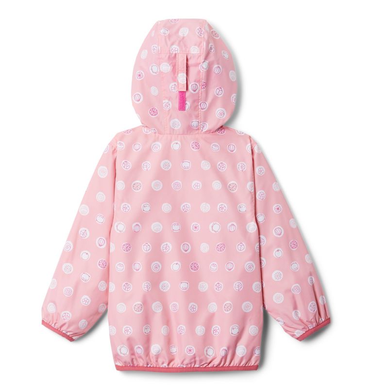 Manteau coupe-vent Mini Pixel Grabber II pour garçon – Tout-petit, Color: Pink Orchid Polka Pets, image 2
