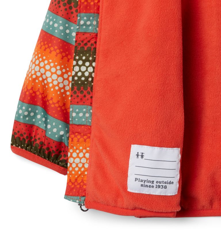 Manteau coupe-vent Mini Pixel Grabber II pour garçon – Tout-petit, Color: Wildfire Bubble Stripes, image 2