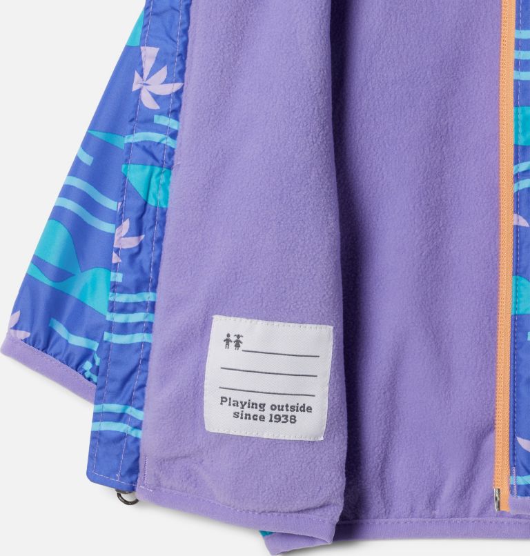 Infant Mini Pixel Grabber II Wind Jacket, Color: Paisley Purple Seaside, image 3
