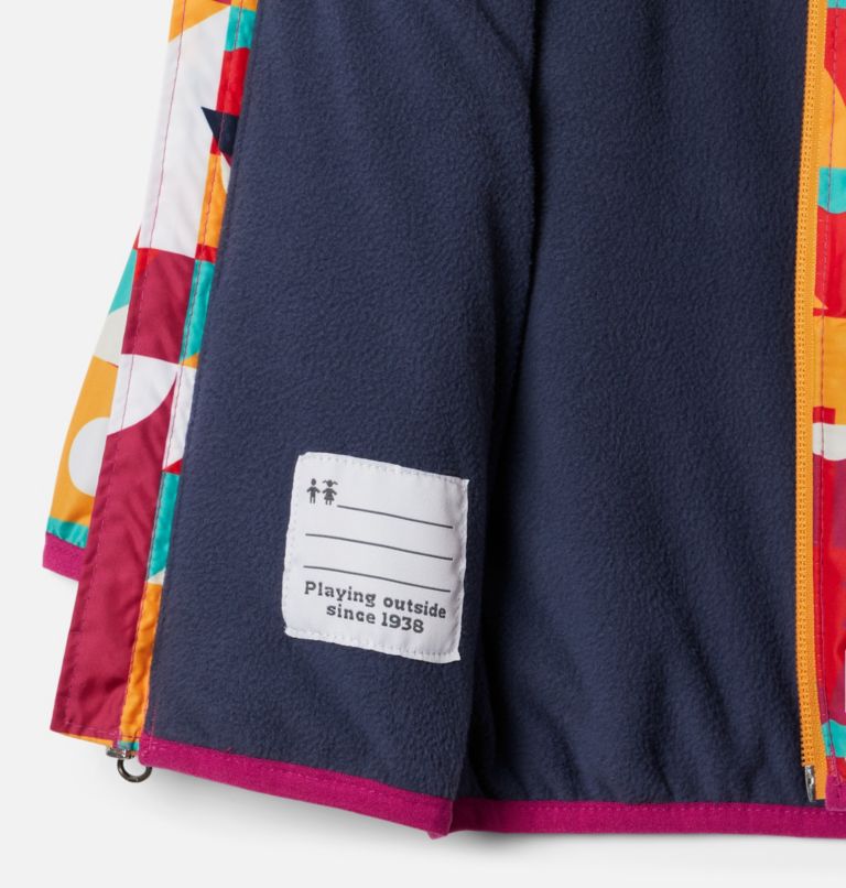 Infant Mini Pixel Grabber II Wind Jacket, Color: Wild Fuchsia Summer Escape, image 3