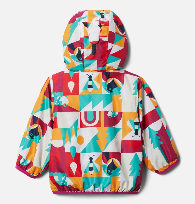 Infant Mini Pixel Grabber II Wind Jacket, Color: Wild Fuchsia Summer Escape, image 2