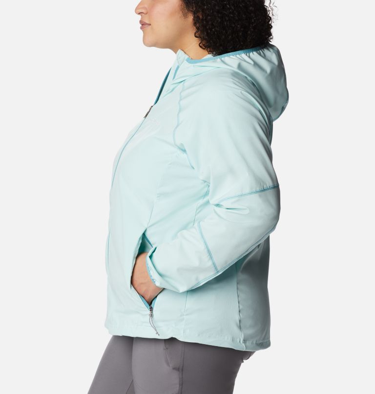 Sweet As Softshell Hoodie | 329 | 3X, Color: Icy Morn, image 3