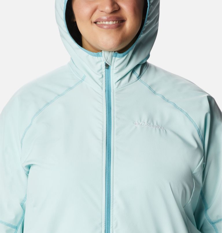 Sweet As Softshell Hoodie | 329 | 3X, Color: Icy Morn, image 4