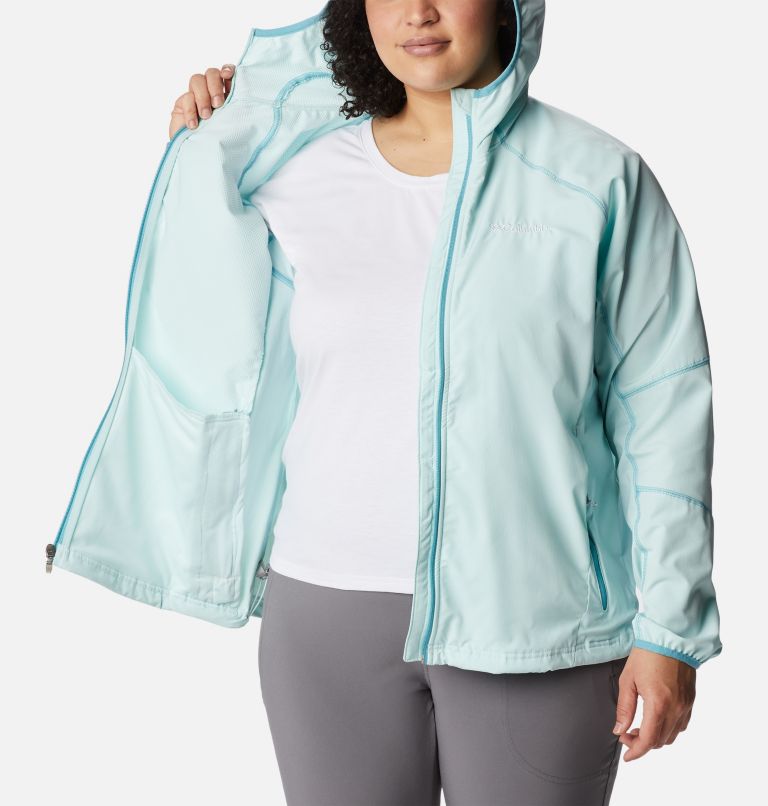 Sweet As Softshell Hoodie | 329 | 3X, Color: Icy Morn, image 5