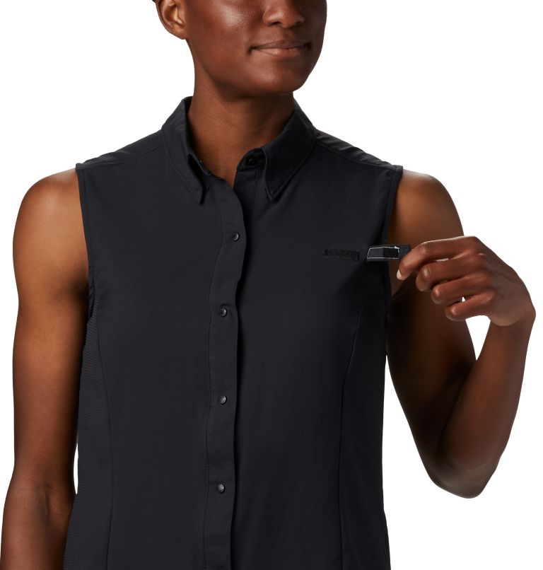 Thumbnail: Tamiami Women's Sleeveless Shirt | 010 | S, Color: Black, image 4