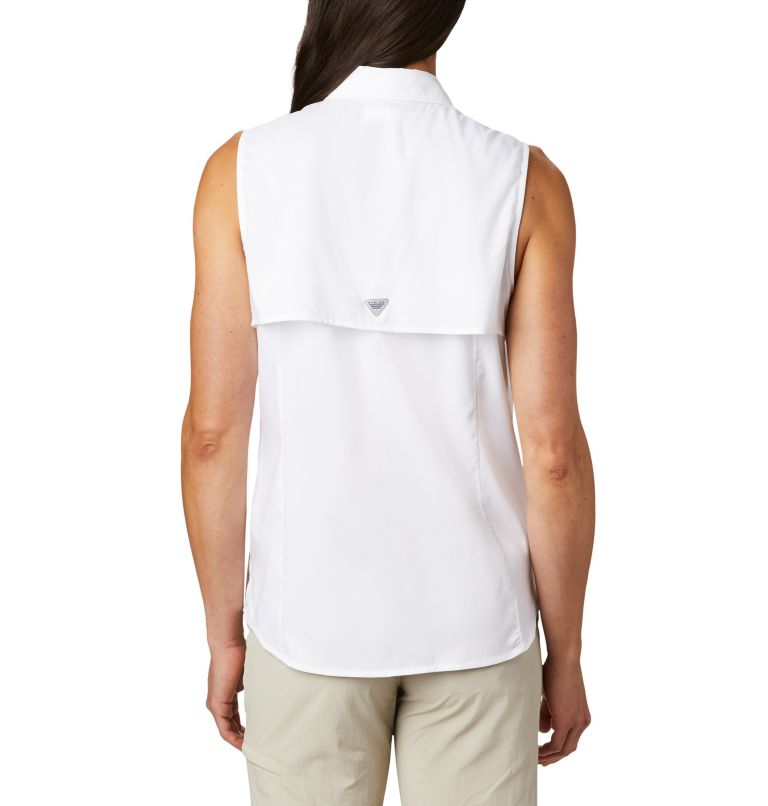Women’s PFG Tamiami Sleeveless Shirt, Color: White, image 2