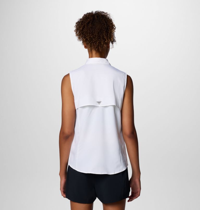 Women’s PFG Tamiami Sleeveless Shirt, Color: White, image 2