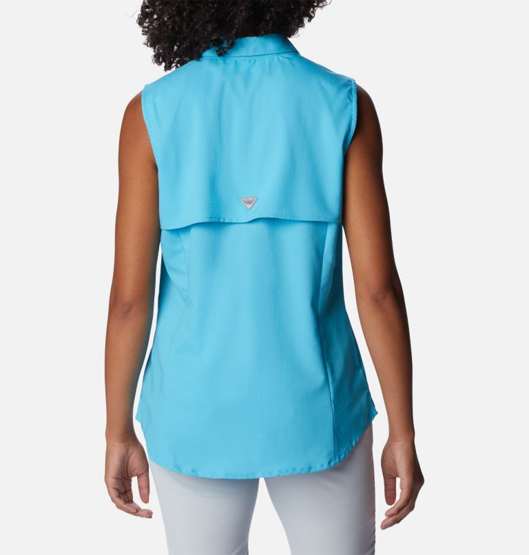 Thumbnail: Women’s PFG Tamiami Sleeveless Shirt, Color: Atoll, image 2