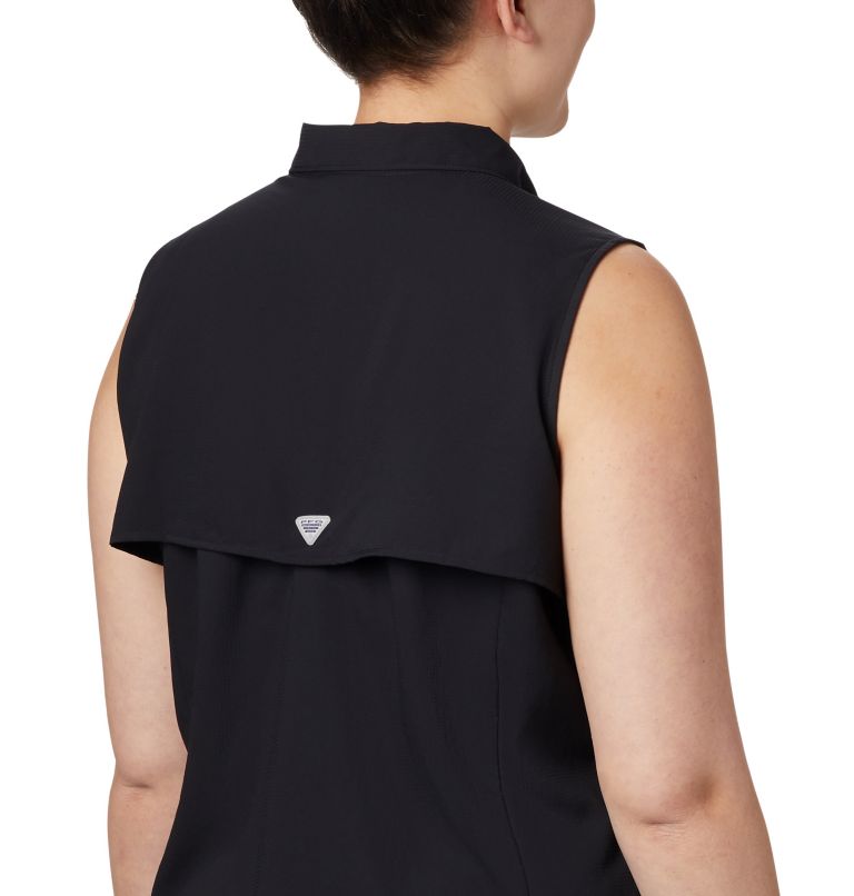 Women's PFG Tamiami Sleeveless Shirt - Plus Size, Color: Black, image 5
