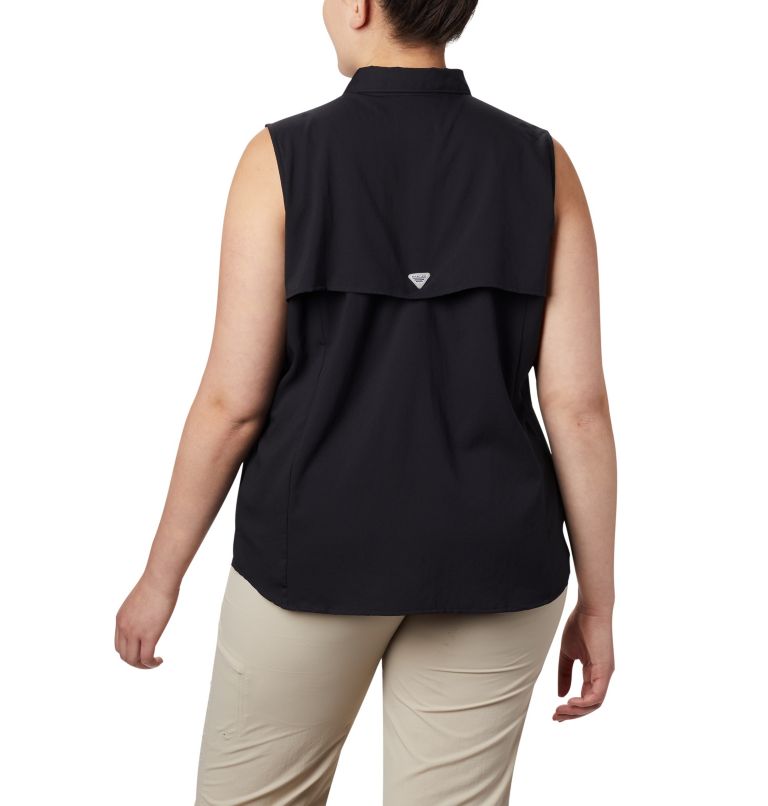 Women's PFG Tamiami Sleeveless Shirt - Plus Size, Color: Black, image 2