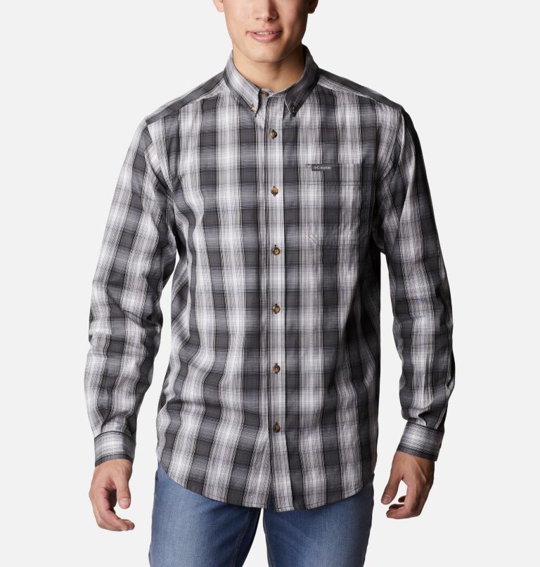 Rapid Rivers II Long Sleeve Shirt | 009 | 5XT, Color: Black Soft Ombre, image 1