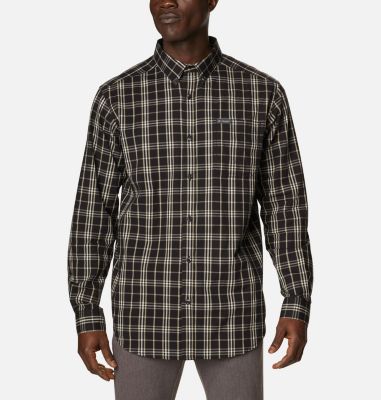 Columbia Men's Rapid Rivers II Long Sleeve Shirt - M - BlackPlaid
