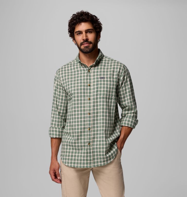 Men's Rapid Rivers II Long Sleeve Shirt, Color: Rain Forest Falls Plaid, image 5