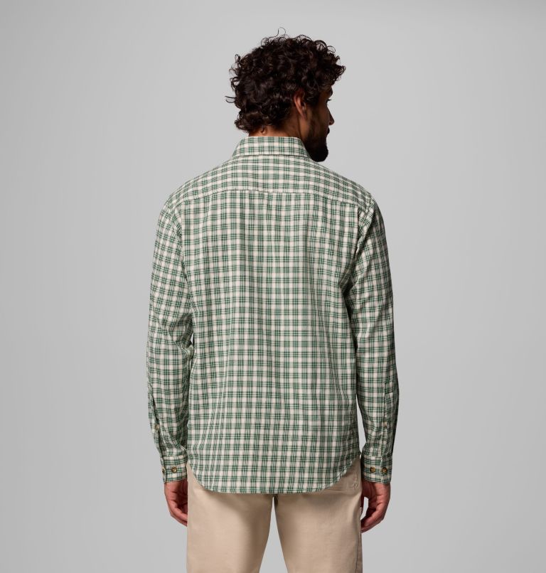 Men's Rapid Rivers II Long Sleeve Shirt, Color: Rain Forest Falls Plaid, image 3