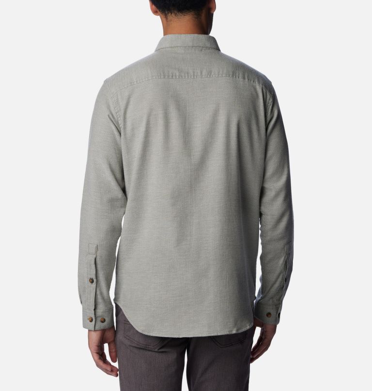 Men's Rapid Rivers II Long Sleeve Shirt, Color: Stone Green Oxford, image 2